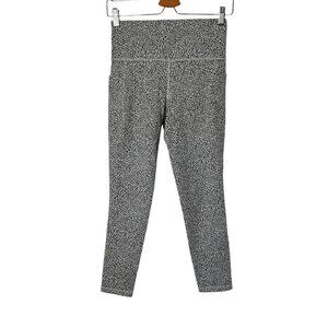 Athleta Womens Salutation Stash II textured Tights animal Printed Leggings small